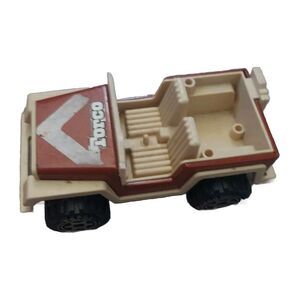 TORCO JEEP Plastic toy 1980 vtg trailer hitch Model P-116 car vehicle Vintage